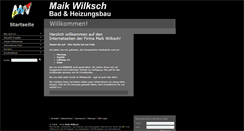 Desktop Screenshot of mw-bad-heizung.de